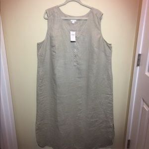 SUPER COMFY BRAND NEW JJILL LINEN DRESS